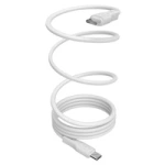 Puro Magnetic USB-C – USB-C-Kabel 60 W USB 3.2 (20 Gbit/s) 1 m magnetisch – Weiß