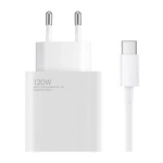 Xiaomi BHR9462EU 120W 6A USB-A Wandladegerät mit USB-C Kabel - Weiß
