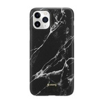 Crong Marble Case – Etui iPhone 11 Pro (czarny)