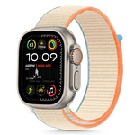 TECH-PROTECT NYLON APPLE WATCH 6 / 7 / 8 / 9 / 10 / SE (40 / 41 / 42 MM) CREAM