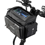 Uchwyt rowerowy / torba z pokrowcem na kierownice na zamek WILDMAN GS6 4L 4" - 7"