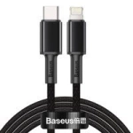 Baseus kabel USB Typ C - Lightning szybkie ładowanie Power Delivery 20 W 2 m czarny (CATLGD-A01)
