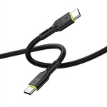 WIWU 60W szybki kabel typ C-C Wi-C034 czarny