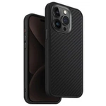 Uniq Hülle Keva iPhone 15 Pro Max 6,7&quot; Magclick Charging schwarz/carbon black