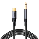 Joyroom Stereo-Audiokabel AUX 3,5 mm Miniklinke – USB-C für Telefon 1,2 m schwarz (SY-A07)