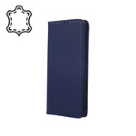 Etui skórzane Smart Pro do iPhone 17 Pro Max 6,9" granatowe