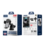 JELLICO Kfz-Halterung mit Ladefunktion für kabelloses Laden W19 15W schwarz