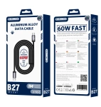 JELLICO Kabel B27 USB-C - USB-C PD 60W 1M schwarz