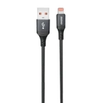 Dudao 3A 30W L3SL USB-A - Lightning Kabel geflochten 1,2 m - Schwarz
