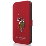 US Polo USFLBKP12SPUGFLRE iPhone 12 mini 5,4" czerwony/red book Polo Embroidery Collection
