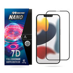 Crong 7D Nano Flexible Glass - Niepękające szkło hybrydowe 9H na cały ekran iPhone 13 / iPhone 13 Pro