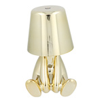 Lampka nocna GOLD MAN Art Deco siedzący (wzór 5) MLTL