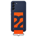 Samsung Silikonhülle Gummi Silikonhülle für Samsung Galaxy S22+ (S22 Plus) marineblau (EF-GS906TNEGWW)
