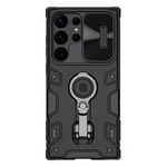 Nillkin CamShield Armor Pro Case Cover für Samsung Galaxy S23 Ultra Armor Cover mit Kameraschutz Ring Ständer schwarz