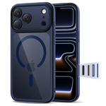 TECH-PROTECT MAGPEAK MAGSAFE CC IPHONE 17 PRO DEEP BLUE/CLEAR