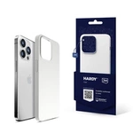 Apple iPhone 15 Pro - 3mk Hardy Silikon MagCase Silber-Weiß