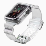 Silikonband Armband Armband Gehäuseband Lichtset Für Apple Watch 40mm - Schwarz