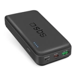 Powerbank SBS TTBB20000PD20K 20000 mAh 20W PD USB-C, USB-A, Micro-USB - Schwarz