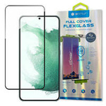 Bestsuit 3D Edge Nano Flexi Glass Vollbild-Hartglasfolie mit Rahmen für Samsung Galaxy S22 + (S22 Plus) Transparent