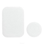 Blaszki do Uchwytu Magnetycznego Skórzane Eko Skóra białe