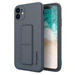 Wozinsky Kickstand Case elastyczne silikonowe etui z podstawką Samsung Galaxy A11 / M11 niebieski