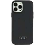 Audi Silikonhülle iPhone 13 Pro Max 6,7" schwarz/schwarz Hardcase AU-LSRIP13PM-Q3/D1-BK