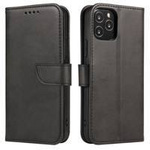 Magnet Case elegante Hülle mit Überschlag und Standfunktion für Motorola Moto G Power 2022 schwarz