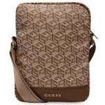 Guess Bag GUTB10HGCFSEW 10" braun/braune GCube Stripe Tablet-Tasche