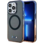Hülle BMW BMHMP14LHTGE iPhone 14 Pro 6.1" grau/grau Hardcase Gradient Bumper MagSafe