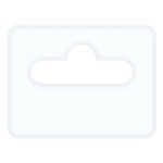 Euro pendant 35mm x 47mm with rubber glue 1000 pcs/roll (0.35 foil)