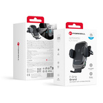 FORCELL F-GRIP Grand (F-24) uchwyt do kratki wlotu z ładowaniem indukcjnym 15W srebrny