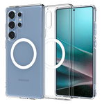 SPIGEN ULTRA HYBRID MAG MAGSAFE GALAXY S25 ULTRA CLEAR/WHITE