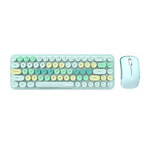 Wireless keyboard + mouse set MOFII Bean 2.4G (Green)