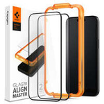 TEMPERED Spigen ALM GLASS FC 2-PACK IPHONE 15 PRO BLACK