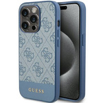 Original Case APPLE IPHONE 15 PRO Guess Hardcase 4G Stripe Collection (GUHCP15LG4GLBL) blue