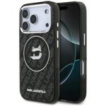 Karl Lagerfeld IML Choupette Head Logo MagSafe Case for iPhone 17 Pro - Black