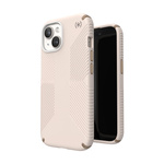 Speck Presidio2 Grip - Etui iPhone 16e /  iPhone 15 / iPhone 14 / iPhone 13 (Bleached Bone / Heirloom Gold / Hazel Brown)