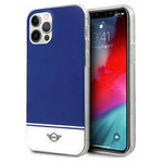 Mini MIHCP12MPCUBINA iPhone 12/12 Pro 6,1" granatowy/navy hard case Stripe Collection