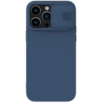 Nillkin CamShield Silky Silicone Case iPhone 14 Pro Case with Camera Protector Blue