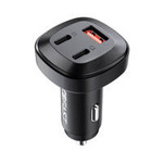 Acefast car charger 66W 2x USB Type C / USB, PPS, Power Delivery, Quick Charge 4.0, AFC, FCP, SCP black (B3 black)