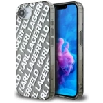 Karl Lagerfeld IML Repeat Logo case for iPhone 16e - silver