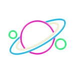 Neon PLEXI LED PLANET multikolor FPNE05X Forever Light