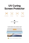 Protective hydrogel film UV light-curing 250µm 0.25 mm HD universal 180x120 mm