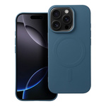 Futerał SILICONE MAG COVER (big hole) kompatybilny z MagSafe do IPHONE 16 Pro niebieski