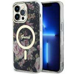 Guess GUHMP14XHCFWSK iPhone 14 Pro Max 6.7&quot; black/black hardcase Flower MagSafe