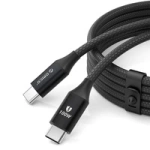 Kabel USB-C na USB-C 1m 5A 100W - czarny