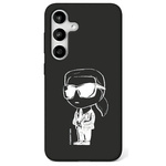 Karl Lagerfeld nakładka HC Magnetic Silicone Graffiti Ikonik do Samsung Galaxy S25 czarna