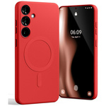 Mercury MagSafe Semi-Silicone Sam S25+   S936 czerwony /red