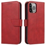 Magnet Case for Samsung Galaxy S23 Ultra flip cover wallet stand red