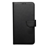 Leather Wallet Case Motorola Edge 50 Fusion Black